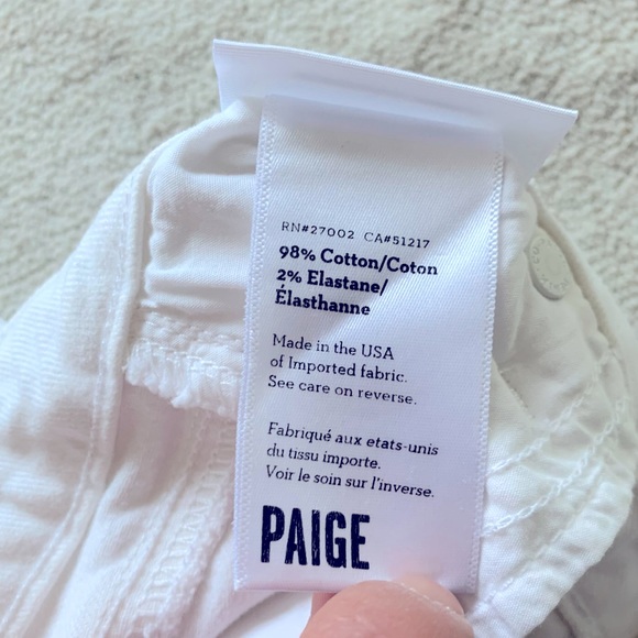 Paige White Verdugo Ankle Jeans Denim - Picture 11 of 15